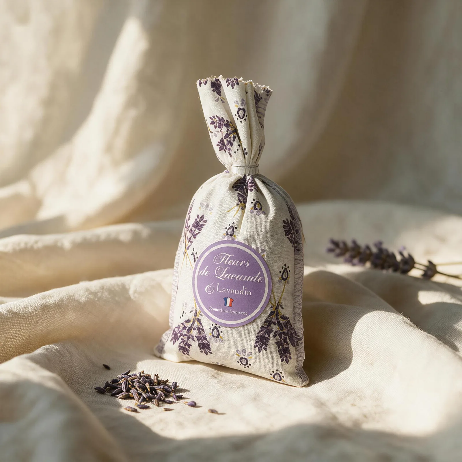 Sachet de fleurs de lavande et lavandin